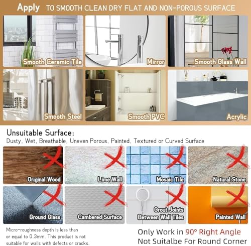Piker Corner Shower Caddy with Towel Bar and Adhesive Mount