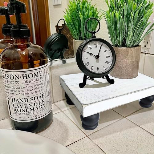 Wood Risers for Decor Display Farmhouse Style Soap Dish Tray