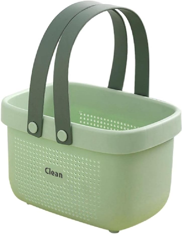 Portable Storage Organizer Caddy with Handles for Bathroom Kitchen Dorm Bedroom Use