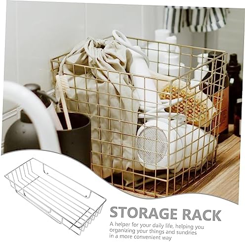 Wall-Mounted Shower Shelf Organizer for Bathroom Essentials