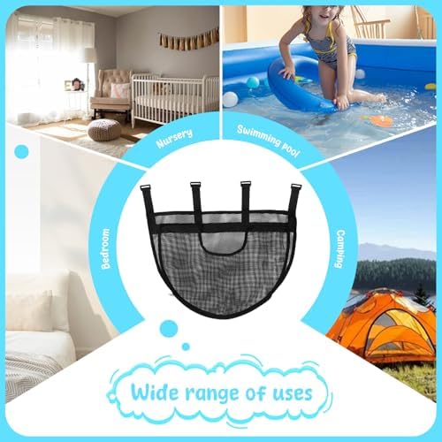 Abizarch Bath Toy Storage Corner Mesh Organizer