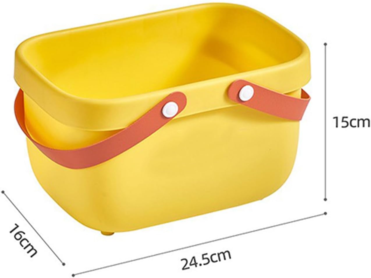 Shower Basket with Handle Cute Cartoon Design Portable Organizer for Bathroom and College Dorm
