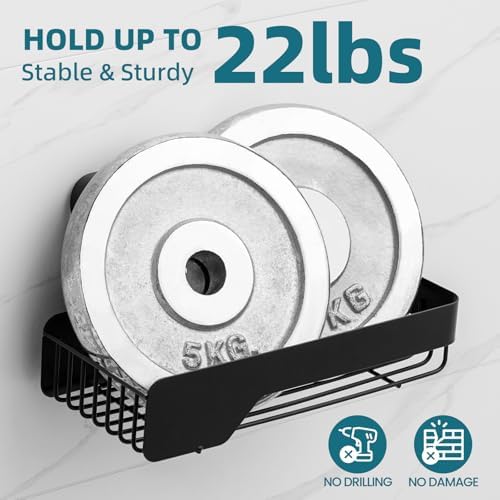 TAILI Shower Caddy 2 Pack Black Wall Mounted