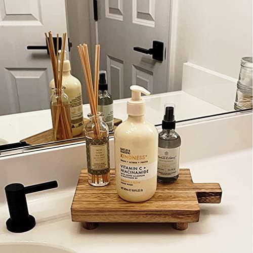 Handmade Wooden Tray for Soap and Bath Bottles