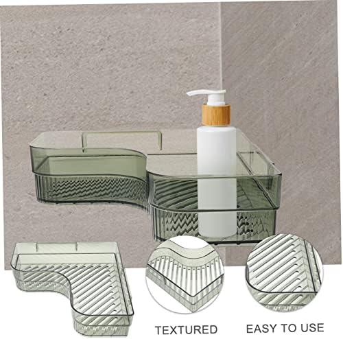 PRETYZOOM Wall Mounted Bathroom Shelf Organizer