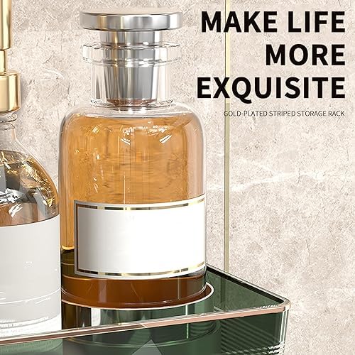 Foldable Corner Shower Caddy Adhesive Storage Shelf for Bathroom and Kitchen