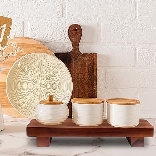 Acacia Wood Soap Stand 98x4 Inches Rustic Design