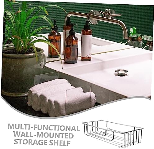 Wall-Mounted Shower Shelf Organizer for Bathroom Essentials