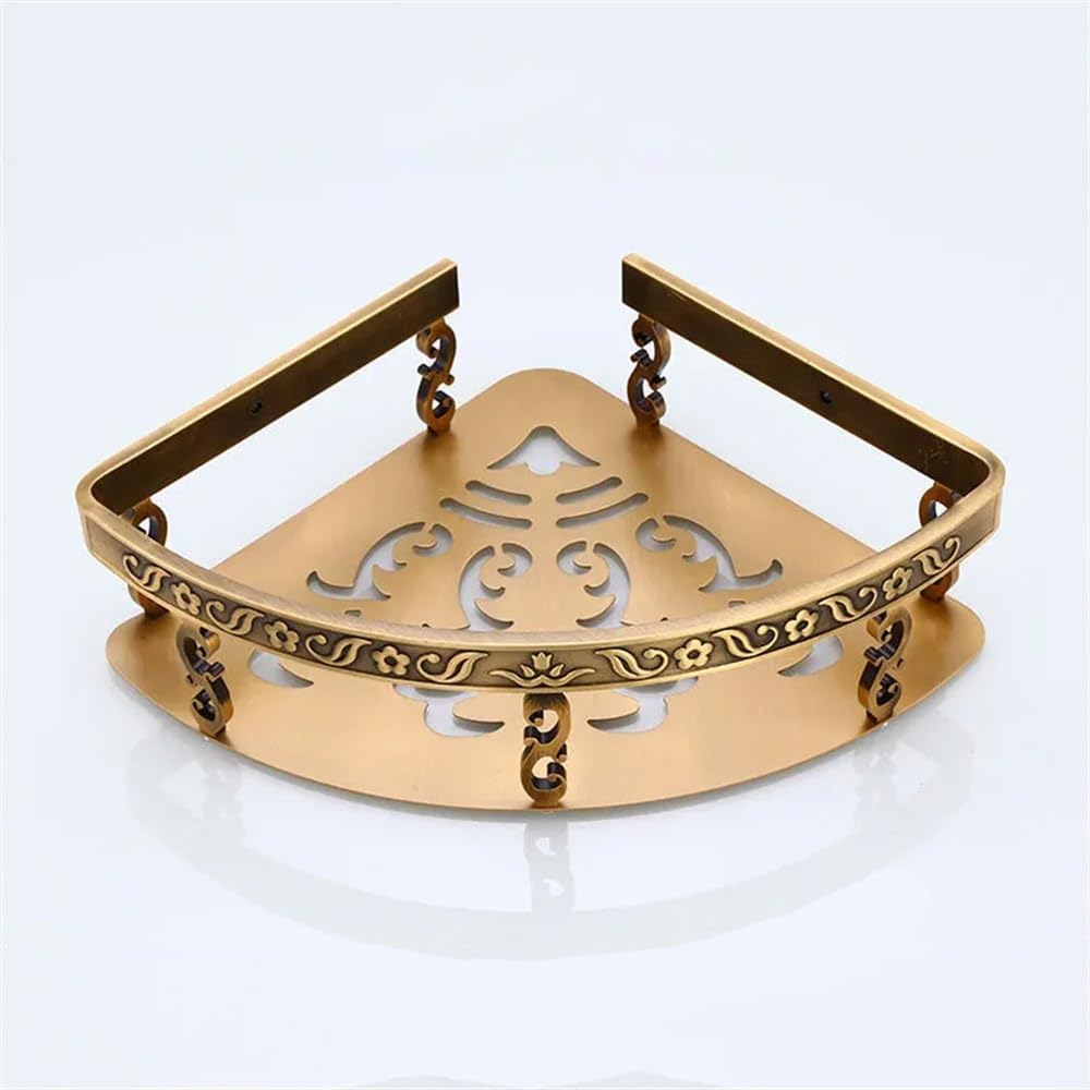 2 Tier Corner Shower Caddy with Hooks and Large Storage Capacity