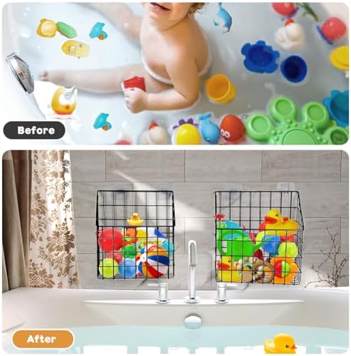Greentainer 2 Pack Metal Shower Caddy Organizer