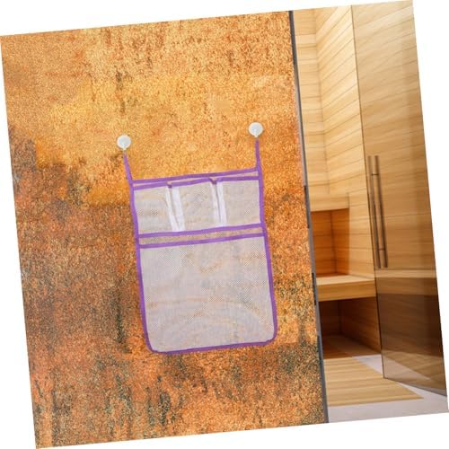 Stylish Hanging Mesh Organizer Bag for Bathroom Storage