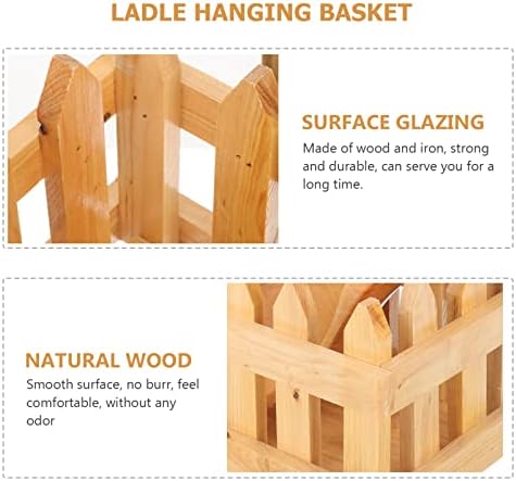 Healeved Bath Bucket Accessory Set Large Hanging Wicker Basket for Soap Storage