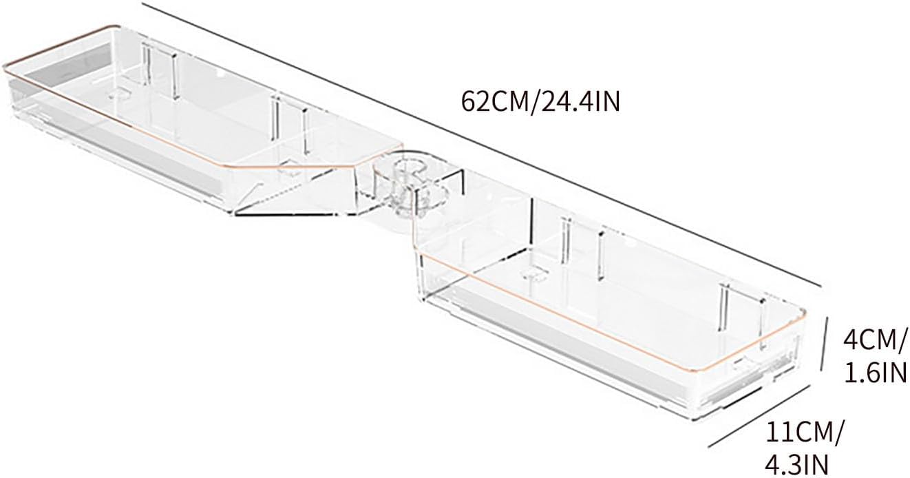 Foldable Corner Shower Caddy Adhesive Storage Shelf for Bathroom and Kitchen