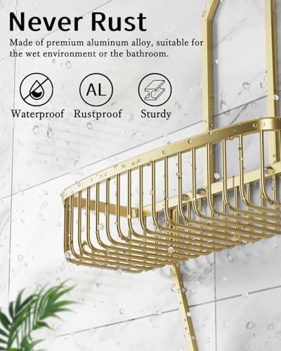Skyapex Shower Caddy Hanging Organizer for Tall Showerheads