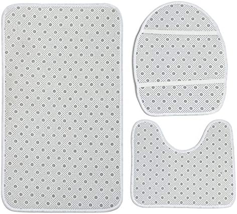 Orange Fall 4 Pc Shower Curtain Set with Non-Slip Rugs
