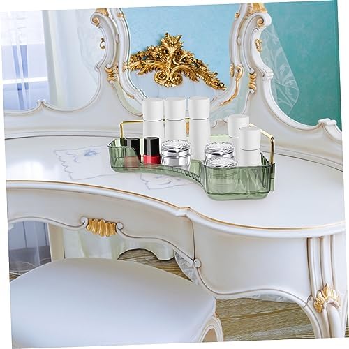 Happyyami Vanity Tray Perfume Makeup Organizer for Bathroom Counter Storage