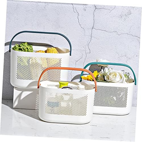Cabilock Plastic Storage Basket for Kids Orange 150 Capacity