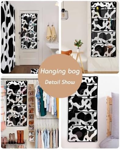 ZFUNCING Shower Curtain Set with Hooks and Organizer 1