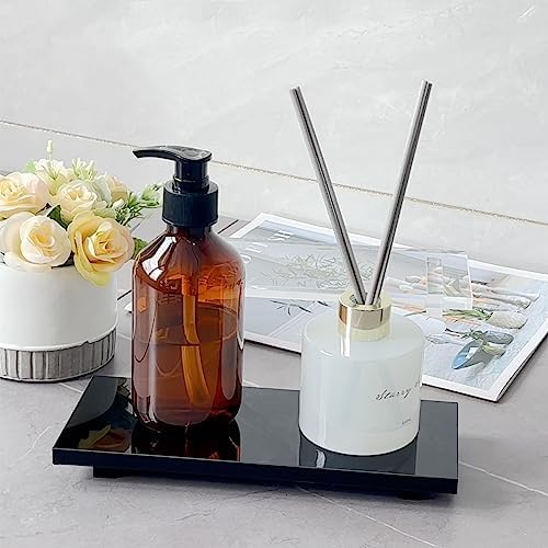 Pedestal Soap Stand Black Multiuse Holder