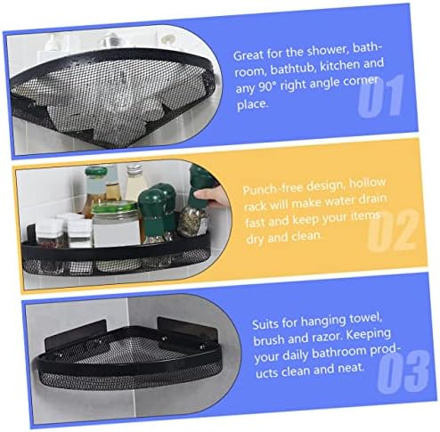 Zerodeko Wall Mounted Shower Organizer Storage Shelf