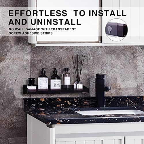 Bakzon Dark Brown Acrylic Wall Mount Organizer