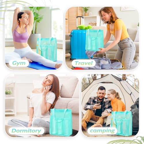 Mesh Shower Caddy Portable - Blue