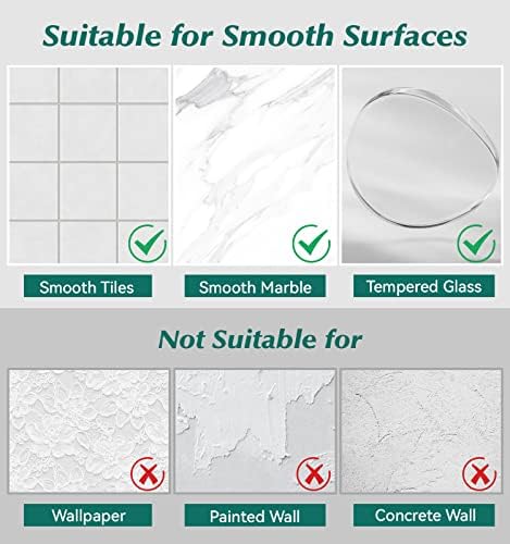 Clear Acrylic Shower Caddy with Adhesive Mount