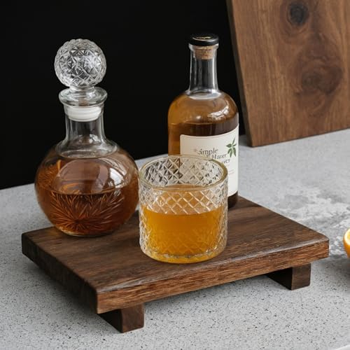 9x6 Inch Brown Wood Soap Riser Tray