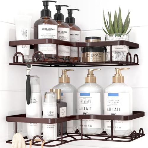 Sakugi Corner Shower Caddy 2 Pack Black