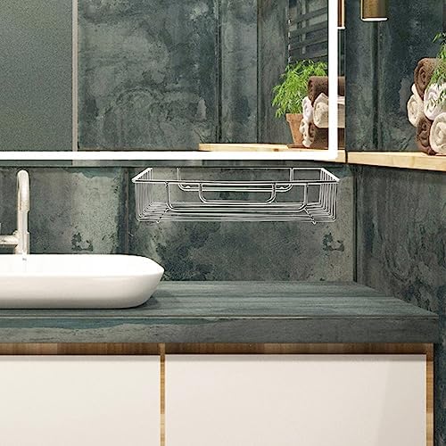 Alipis Wall Mounted Shower Organizer Storage Shelf for Bathroom