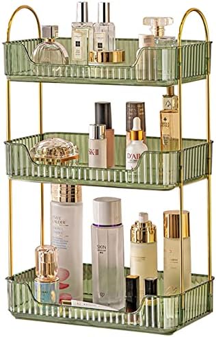 Bathroom Counter Organizer 3 Tier Green