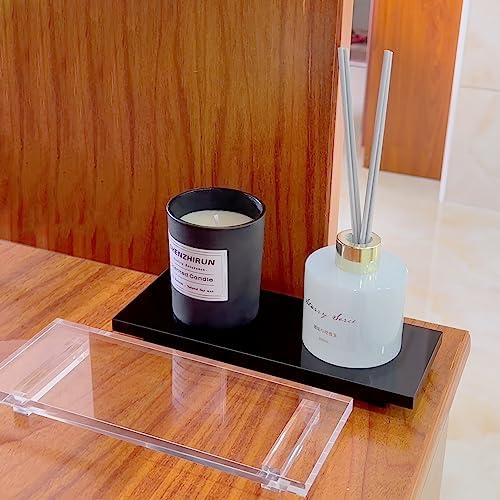 Pedestal Soap Stand Black Multiuse Holder