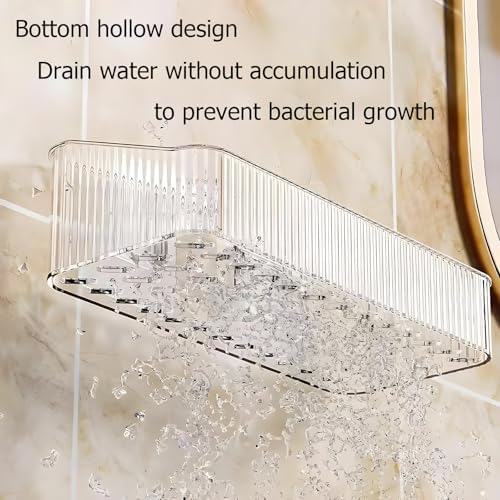 GDQ Crystal Clear Wall Mount Organizer