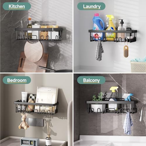 Veken Rustproof Waterproof Shower Caddy 5-Pack