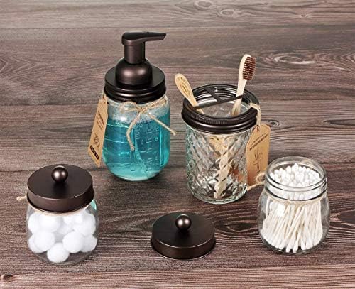 Amolliar Foaming Soap Dispenser Rustic Farmhouse Style