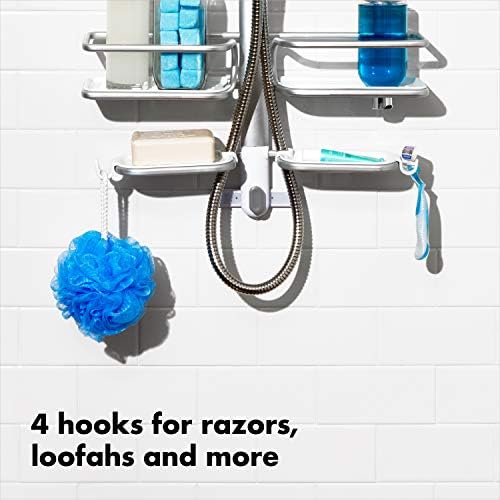 OXO Good Grips Aluminum Shower Caddy Silver