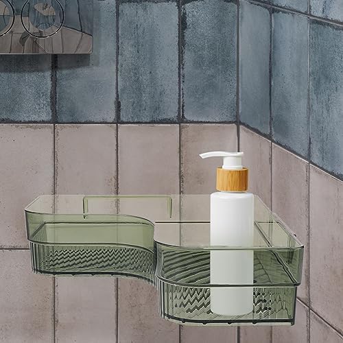 Decorative Storage Stand Corner Shower Holder Wall Mounted Rack