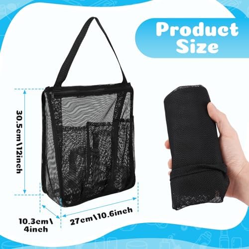 Mesh Shower Caddy Large Capacity Quick Drying Travel Toiletry Bag for Swimmers Gym Camp Travelers