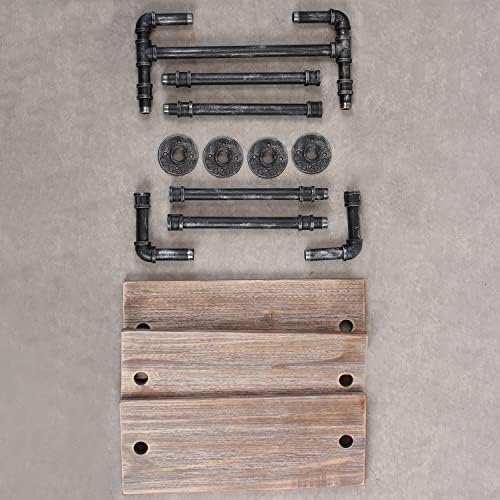 Industrial Style 3 Tier Towel Rack Over Toilet