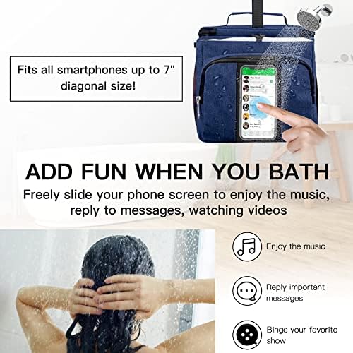 Bukere Portable Shower Caddy Tote Bag