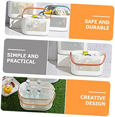 ABOOFAN Plastic Storage Basket for Bathroom and Pantry