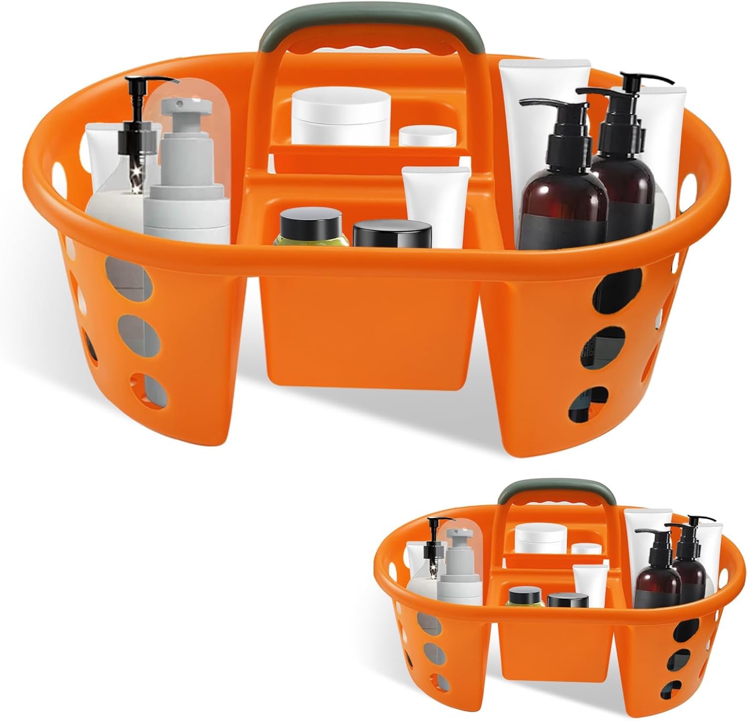 Large Shower Caddy 2PC Set - Durable Portable Organizer for Bathroom Dorm