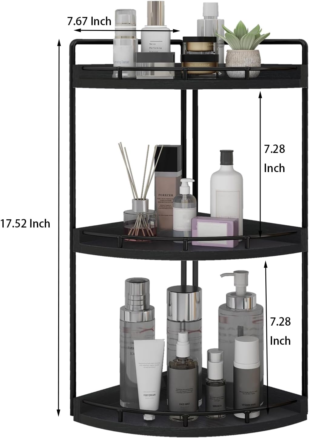 Dorhors 3 Tier Corner Organizer for Bathroom Countertop