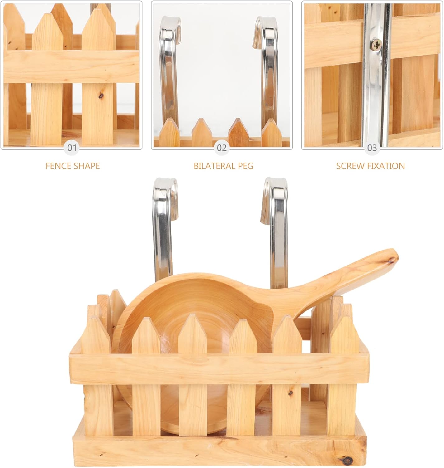 Healeved Bath Bucket Accessory Set Large Hanging Wicker Basket for Soap Storage