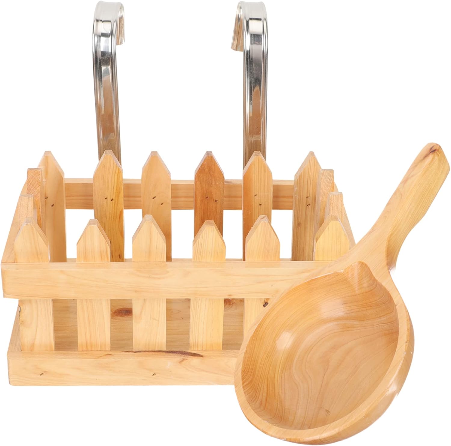 Healeved Bath Bucket Accessory Set Large Hanging Wicker Basket for Soap Storage