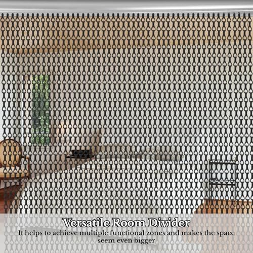 Aluminum Chain Curtain 90x214 for 5cm Divider