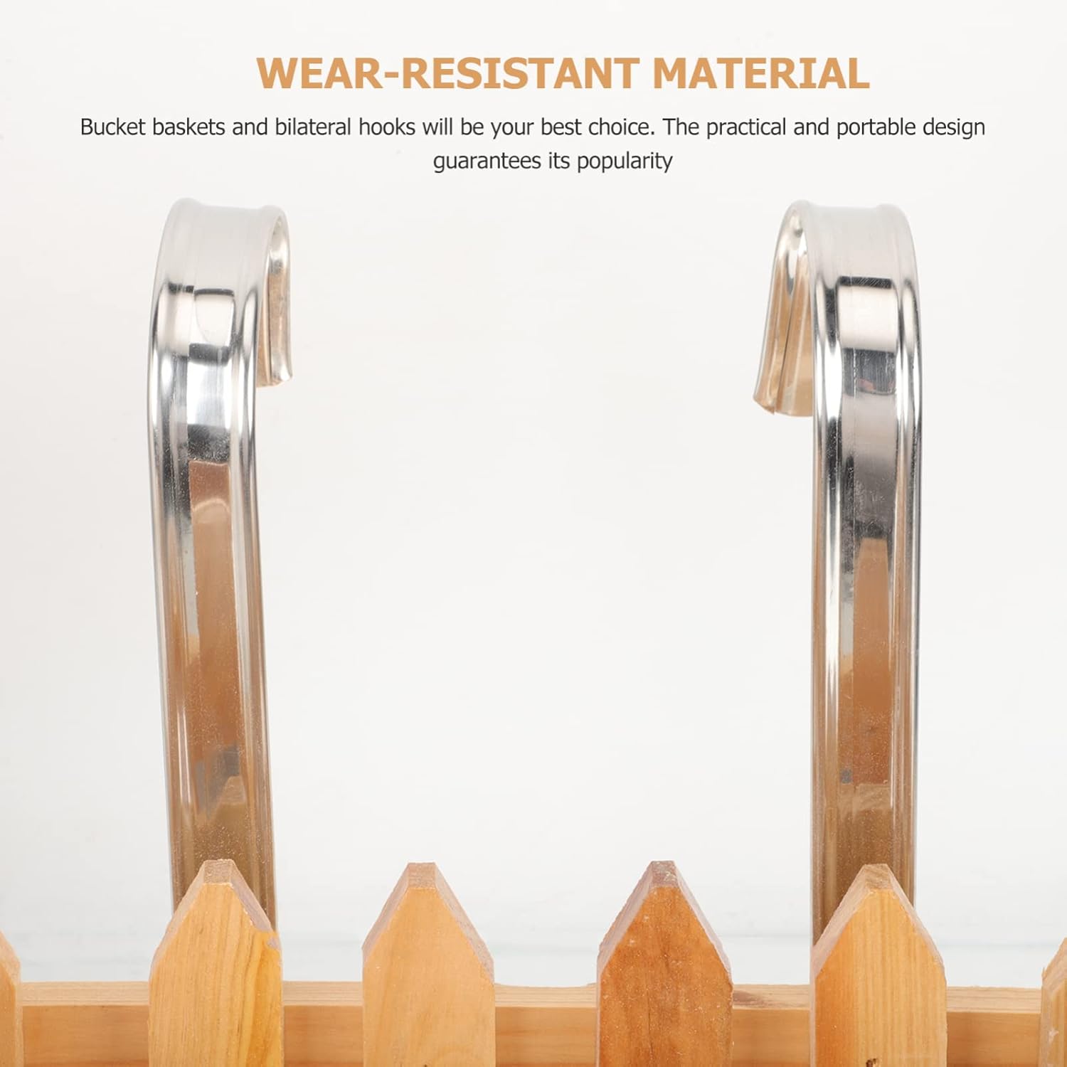 Healeved Bath Bucket Accessory Set Large Hanging Wicker Basket for Soap Storage