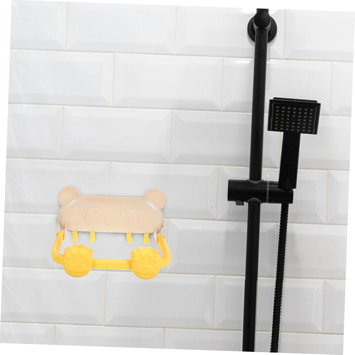 Luxshiny Foldable Wall Mount Basin Rack Non Slip Suction Cup Decorative Bathroom Shelf