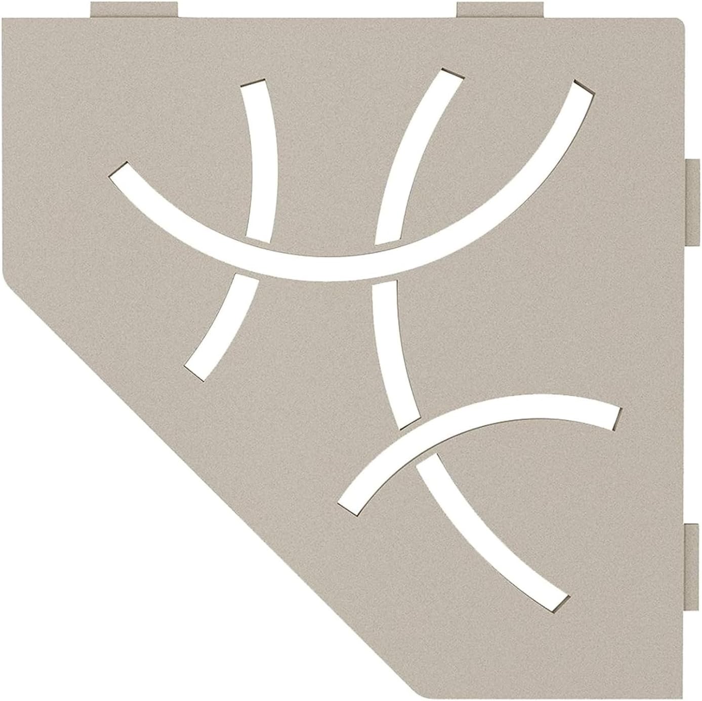 Schluter Pentagonal Corner Shelf for Tiled Walls