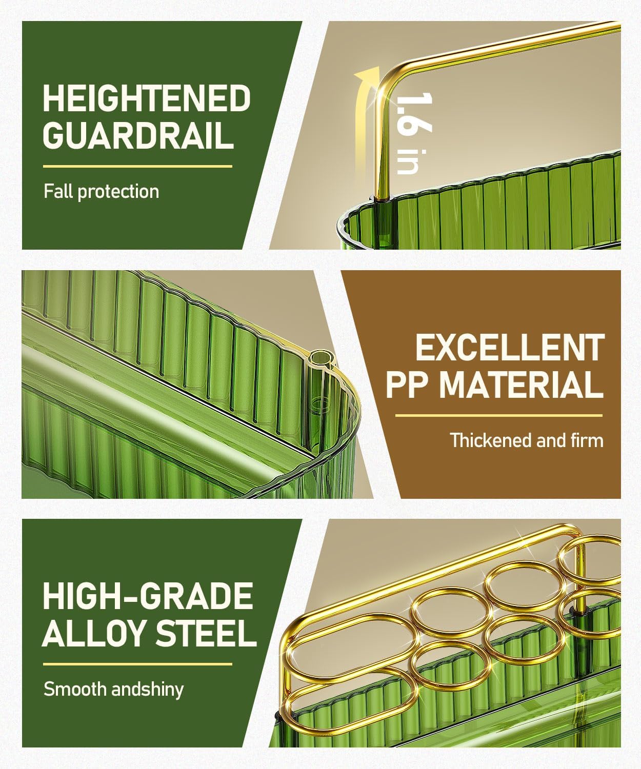 3-Tier Corner Organizer for Bathroom Makeup Storage 1